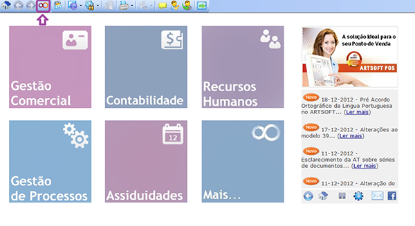 Leia mais sobre o artigo Notícias actualizadas no seu ArtSoft!