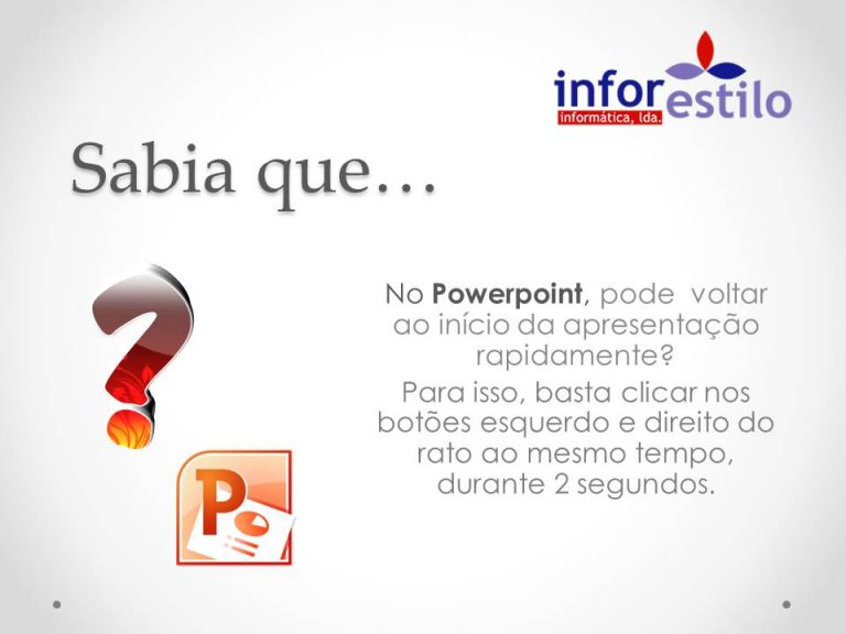 Leia mais sobre o artigo Dica Powerpoint – Início Apresentação