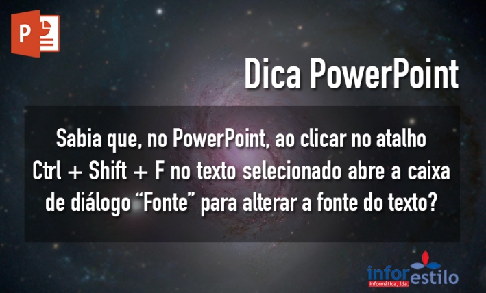 Você está visualizando atualmente Dica PowerPoint – Abrir Menu Fonte