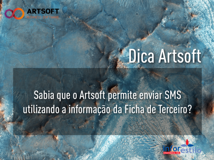Leia mais sobre o artigo Dica Artsoft – Enviar SMS Através da Ficha de Terceiro