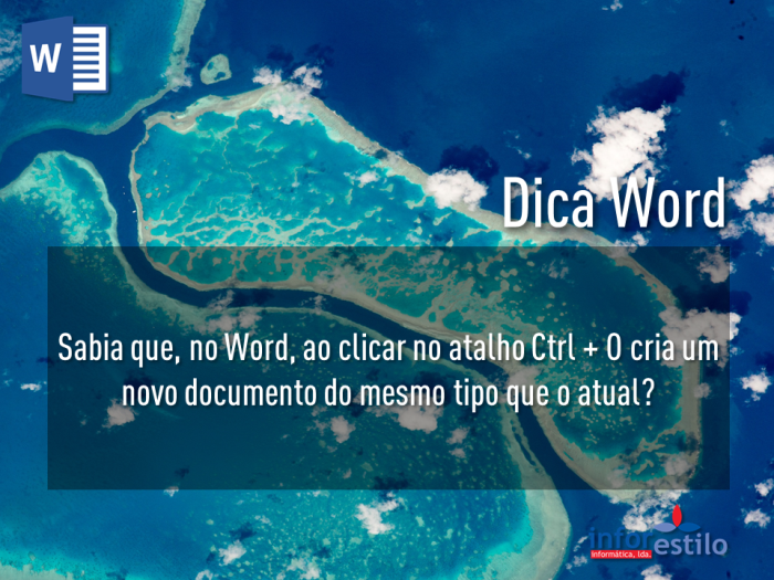 Leia mais sobre o artigo Dica Word – Criar Documento Novo Igual ao Atual